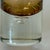 Amber MCM Swedish Amber Glass Vase, Controlled Suspended Bubble, Borgstrom, Glasbruk, Pukeberg, Lsa Int; Krosno, Hand Blown Art Glass For Sale - Image 8 of 10