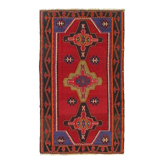 Pasargad DC Handmade Antique Reversible Kilim Rug For Sale