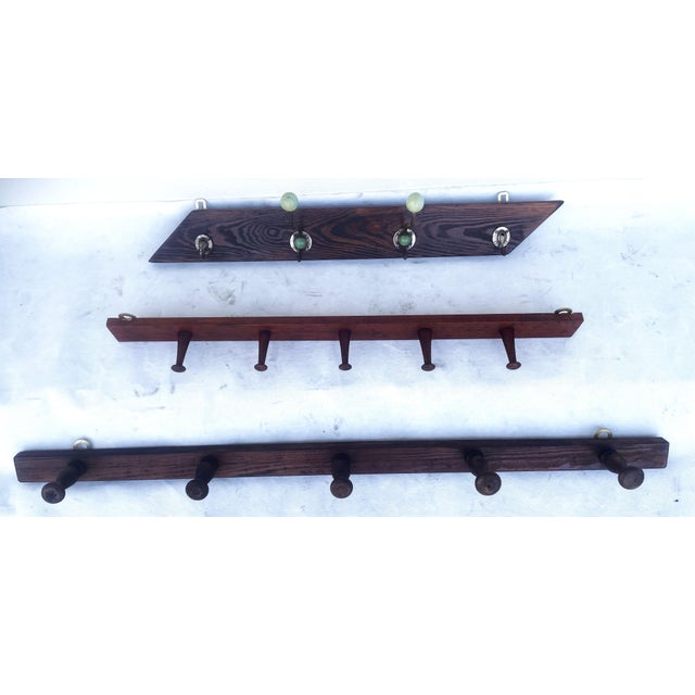 1950s Antique Wooden Hangers, 1890s, Set of 3 For Sale - Image 5 of 11