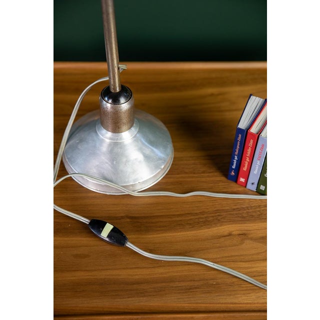 Silver Vintage Work Light from Mazda, 1920s For Sale - Image 8 of 9