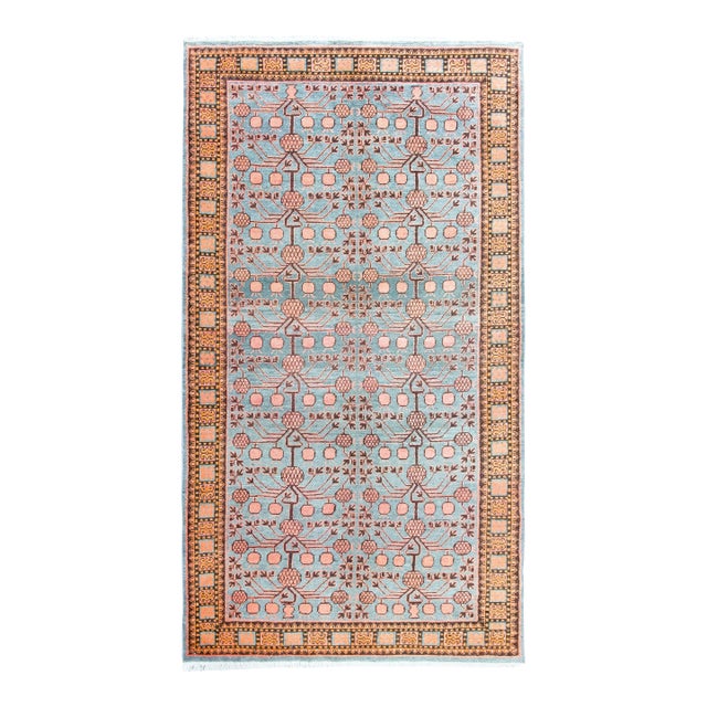 Early 20th Century Central Asian Kohtan Rug For Sale