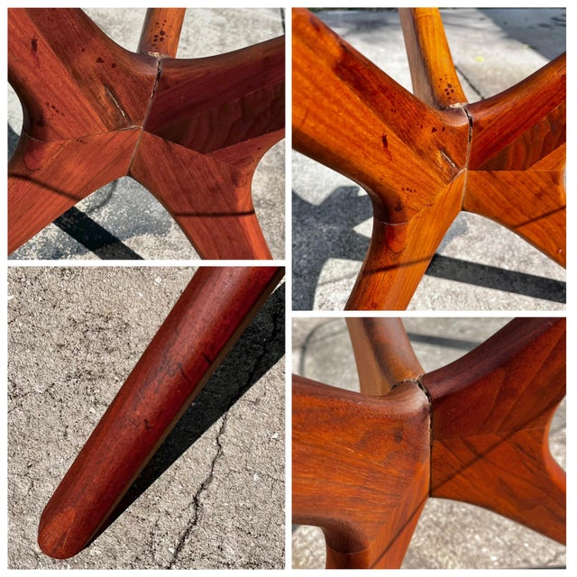 Adrian Pearsall Pair of ‘Jacks’ Side Tables | Mid Century Modern For Sale - Image 11 of 12