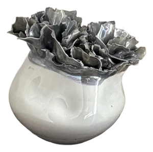 1976 Abstract Sylvia Hyman (1917-2012) Porcelain Sculpture