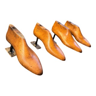 Custom Wall Hooks Made From Vintage Cobbler Shoe Forms, Set of 4 For Sale