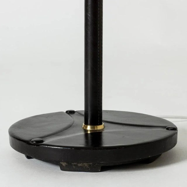 1960s Mid-Century Leather Floor Lamp, 1960s For Sale - Image 5 of 7