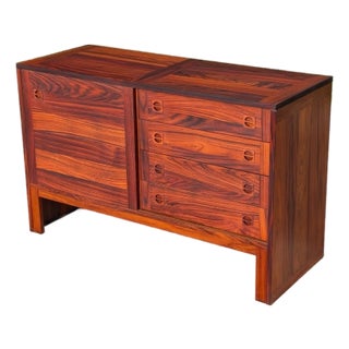 1970s Danish Modern Rosewood Credenza For Sale