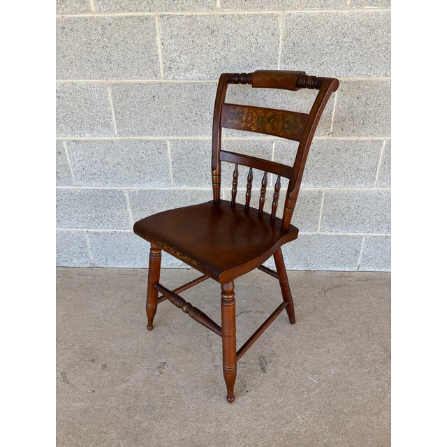 Hitchcock (B) Hitchcock Riverton Harvest Maple Inn Chair For Sale - Image 4 of 10