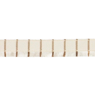 Schumacher Frances Silk Fringe Trim in Gold For Sale