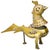 Metal Early 20th Century Handmade Americana Brass Bird-Figurine Incense Burner For Sale - Image 7 of 10