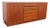 Danish Modern Bow Front Tambour Doors Dresser Sideboard Tv Media Console 6677 For Sale