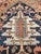 Textile Antique Persian Heriz Carpet Handmade Wool Oriental Rug, Rust, Navy, Light Blue For Sale - Image 7 of 18