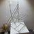This extraordinary chair is a visual highlight of Space Age design. Crafted from solid, clear acrylic glass, it...