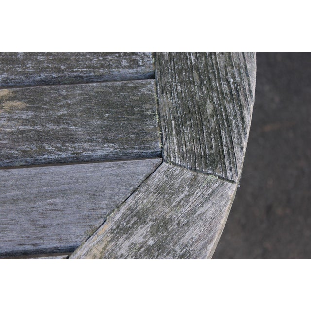 Gloster Teak Outdoor Dining Table With Six Chairs For Sale In Philadelphia - Image 6 of 18