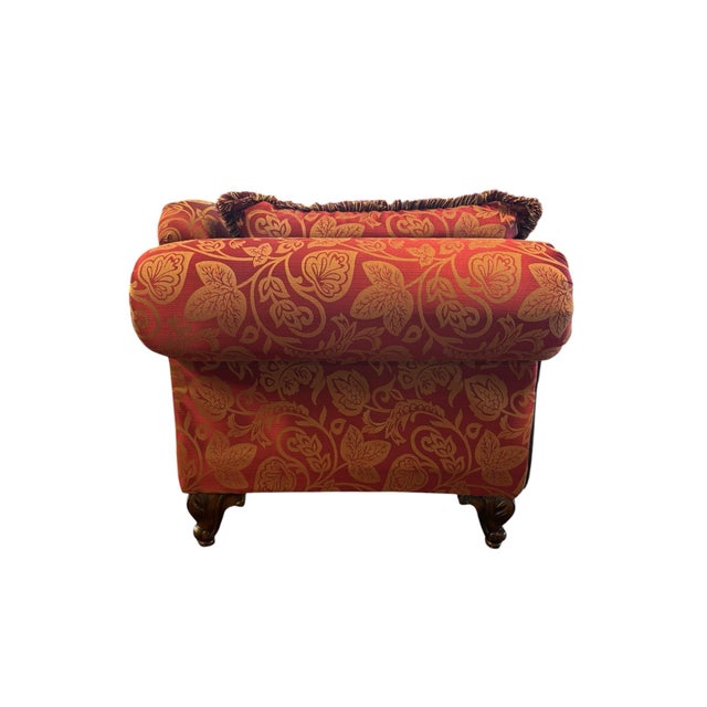 Late 20th Century Late 20th Century Traditional Chaise Lounge Sofa For Sale - Image 5 of 12