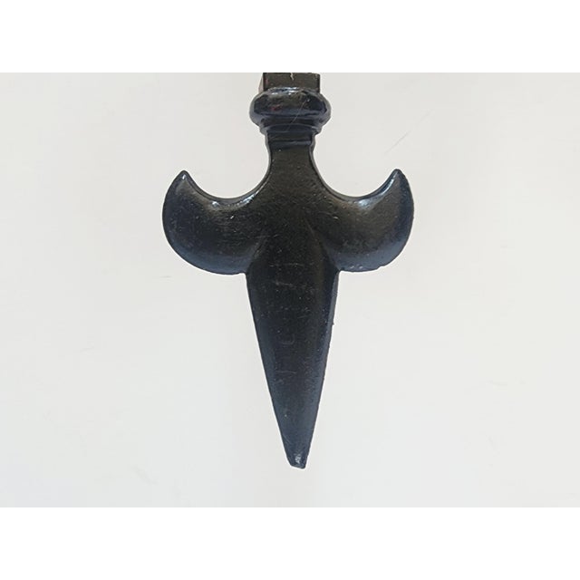 Mid Century Spanish Revival Wrought Iron Wall Sconces-a Pair For Sale - Image 11 of 13