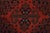 Turkmen Rug 9’11” X 12’11” Red Wool Tribal Hand-Knotted Oriental Carpet For Sale - Image 9 of 14