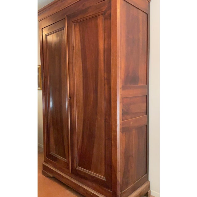 French armoire, 1830, made in France, not Louisiana, information from local appraiser in North Carolina, size 90 inches...