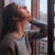 Anamnesis by J. Adam McGalliard | Pastel on Paper Portrait of a woman looking up by a window For Sale