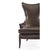 Not Yet Made - Made To Order Modern Upholstered Wingback Chair For Sale - Image 5 of 6