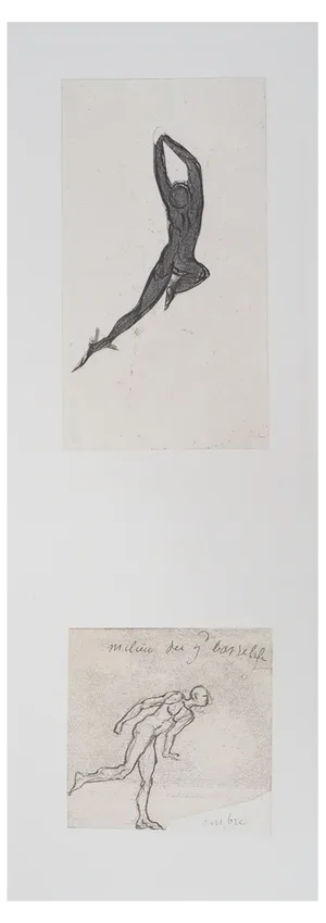 After Auguste Rodin, Démon et ombre, 19th Century, Engraving