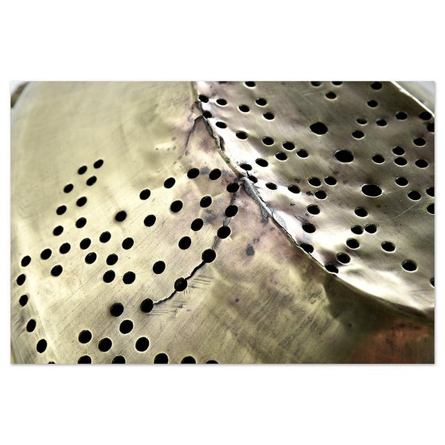 Berber Brass Brazier on Mahogany Table Base For Sale - Image 4 of 10