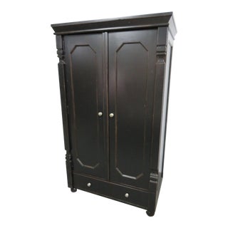 Olga Custom Black Painted Country Style Amroire For Sale