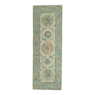Turkish Oushak Rug 2'2" x 6'2" #20226 For Sale