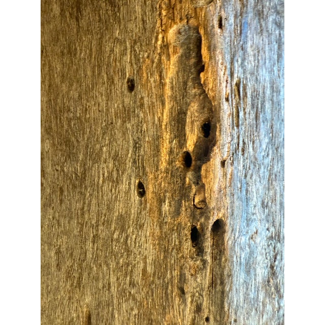 Large Antique Wood Dough Bowl For Sale In Austin - Image 6 of 8