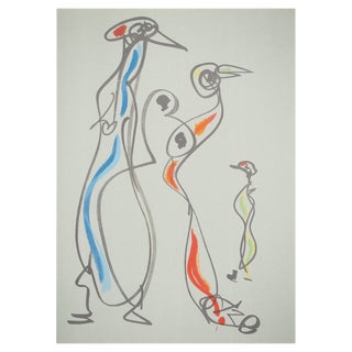 Max Ernst, Surrealist Birds, Original Lithograph Poster For Sale