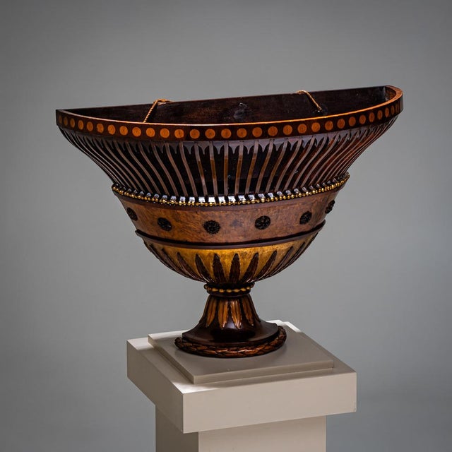 Wall-Mounted Flower Basket, 1800s For Sale - Image 12 of 12