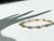 Contemporary Vintage Michael Anthony 14k Yellow Gold Emerald Diamond Bar Link Tennis Bracelet For Sale - Image 3 of 17