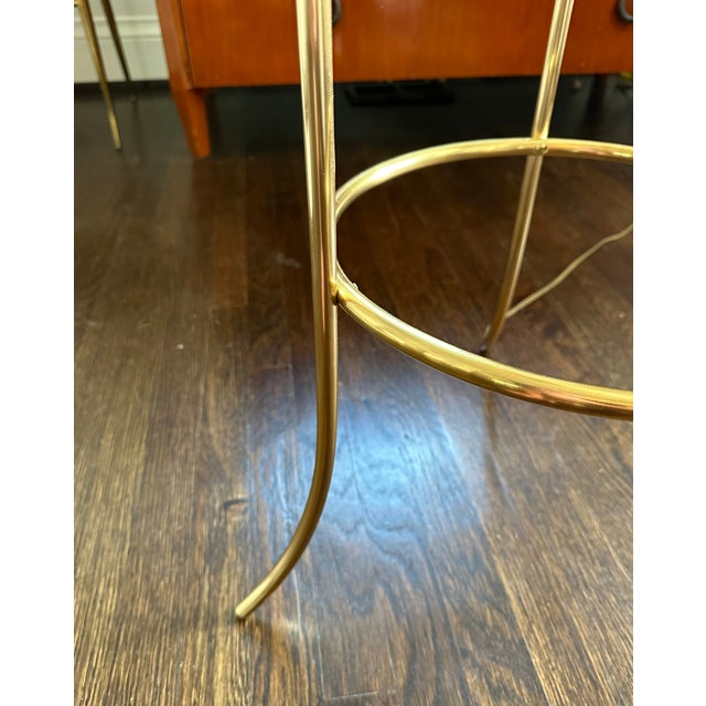 1950s 1950s T. H. Robsjohn-Gibbings Brass Tripod Floor Lamp Style #215 For Sale - Image 5 of 12