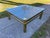 1970s Vintage Mid Century Modern Milo Baughman Style Brass & Glass Coffee Table For Sale - Image 5 of 12