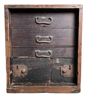 Meiji Suzuribako Kakesuzuri Writing Desk, Japan, 1890s
