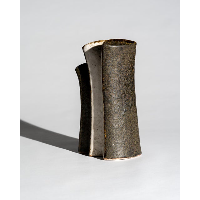 Beige Sculptural Studio Ceramic Vessels by Ingeborg Zenker & Gerburg Karthausen, Germany, 1970s-1980s, Set of 3 For Sale - Image 8 of 18