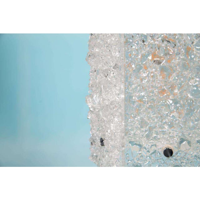 Vintage Hexagon Glass Hanging Lamp, 1970s For Sale - Image 11 of 18