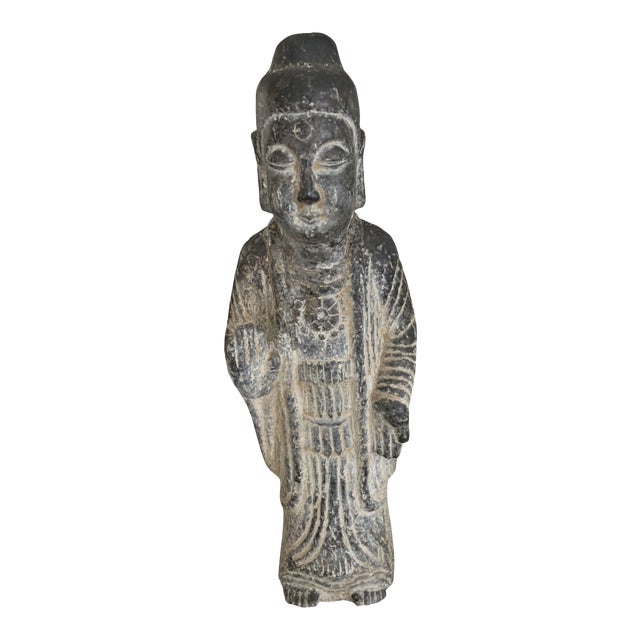 Vintage Statue of Chinese Elder For Sale