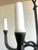 Contemporary Minimalist Wrought Iron Chandelier by Melissa Levinson for Miamar Home For Sale - Image 3 of 6