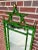 Chic Vintage Palm Beach Regency Pagoda Style Faux Bamboo Full Length Wall Mirror - Newly Painted Green and Gold Chinoiserie Decor For Sale - Image 11 of 11