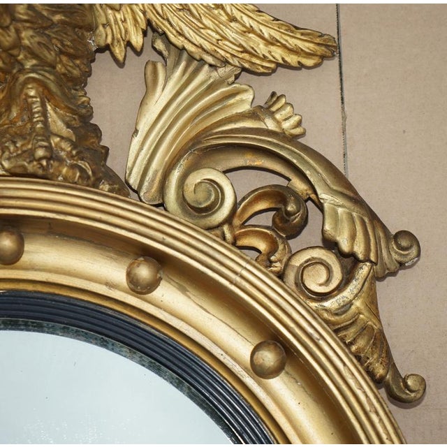 Antique Regency Gold Giltwood Mirror, 1820 For Sale - Image 6 of 18