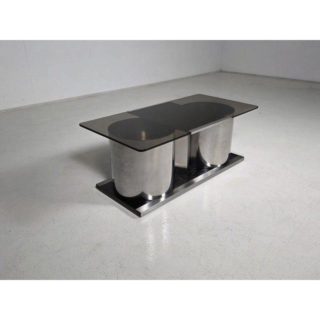 Black Coffee Table with Concealed Dry Bar by Ludovico Acerbis for Acerbis, Italy, 1970s For Sale - Image 8 of 8