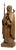 Vintage Carved Wooden Sculpture of Saint Benedict of Norcia by Fonted, 1950s For Sale