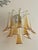 Murano Wall Sconces in Amber and Clear Glass, Set of 2 For Sale - Image 4 of 13