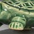 Green Green Glaze Ceramic Turtle Figurine, Chinoiserie Longevity Tortoise Statue For Sale - Image 8 of 9