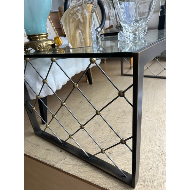 Carole Gratale Coffee Table After Jean Royere Eiffel For Sale - Image 9 of 9