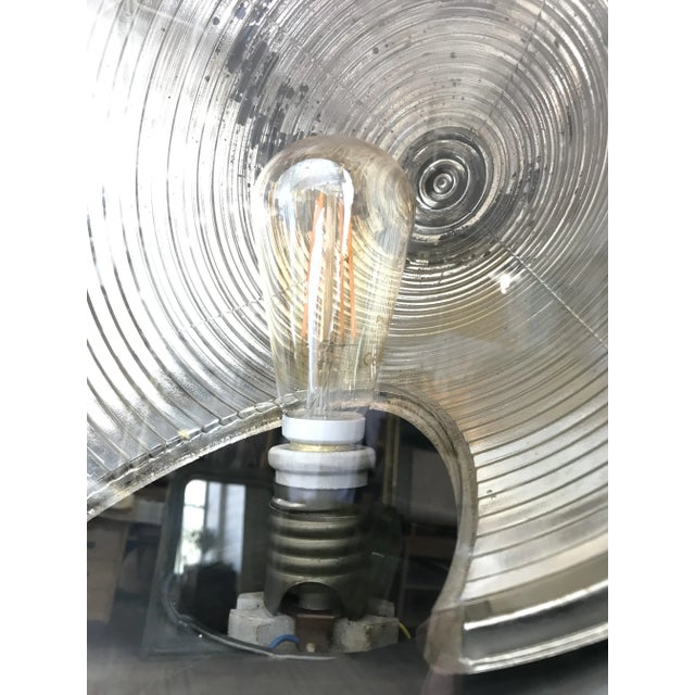 Metal Vintage Industrial Projector from Holophane For Sale - Image 7 of 12