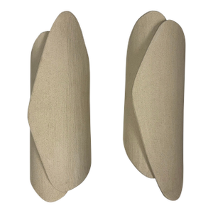 Olivia Cognet Ivory Palm Sconces, Pair