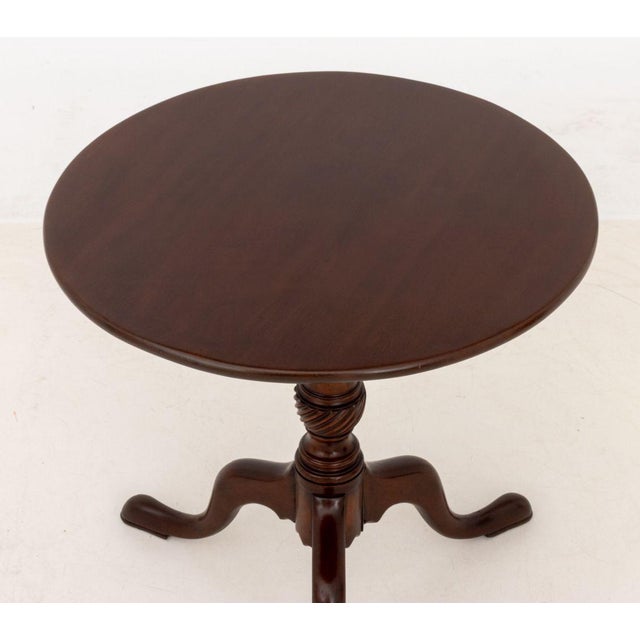 George III Mahogany Tilt-Top Table For Sale - Image 4 of 8
