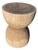 Solid White Oak Hourglass Side Table For Sale