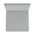 Wood Serienna 24.5 in. Seat Height Rectangular Rattan Low Back Counter Stool, Gray/White Dot / Natural Rattan Frame For Sale - Image 7 of 8